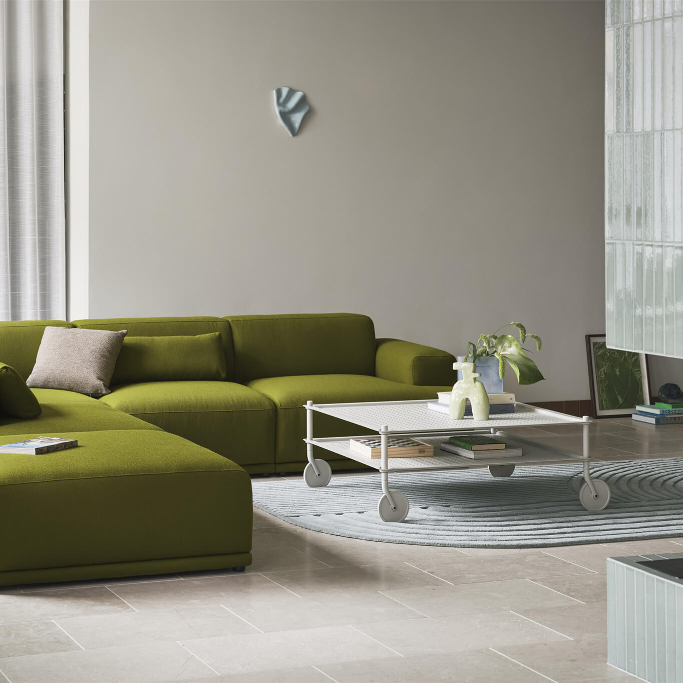 Table basse FLOW COFFEE Taupe MUUTO