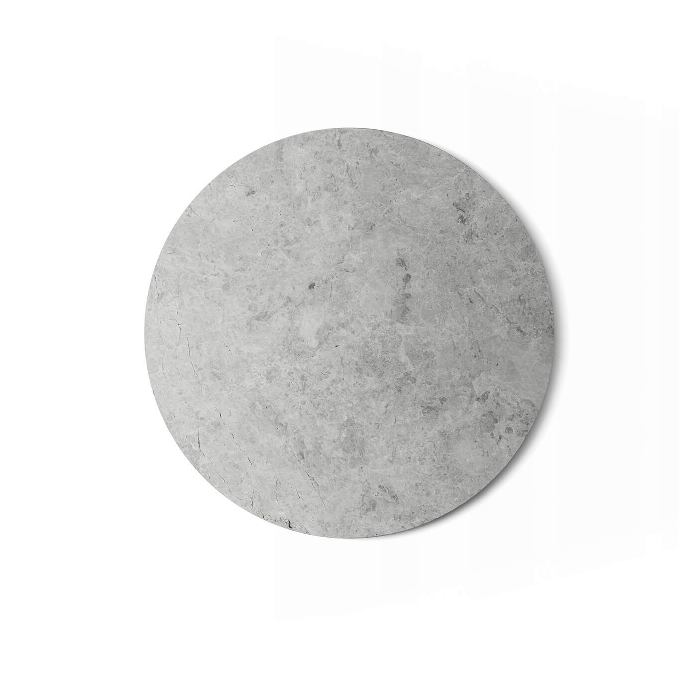 COFFEE TABLE Ø 60 Marbre Sky gris VIPP