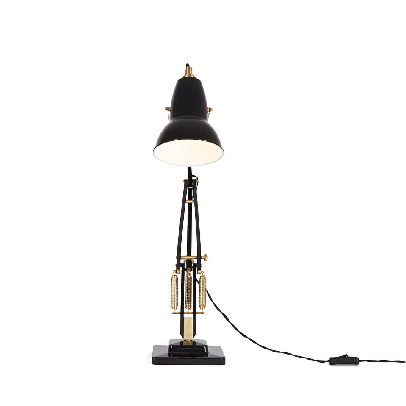 Lampe de bureau ORIGINAL 1227 BRASS Noir ANGLEPOISE