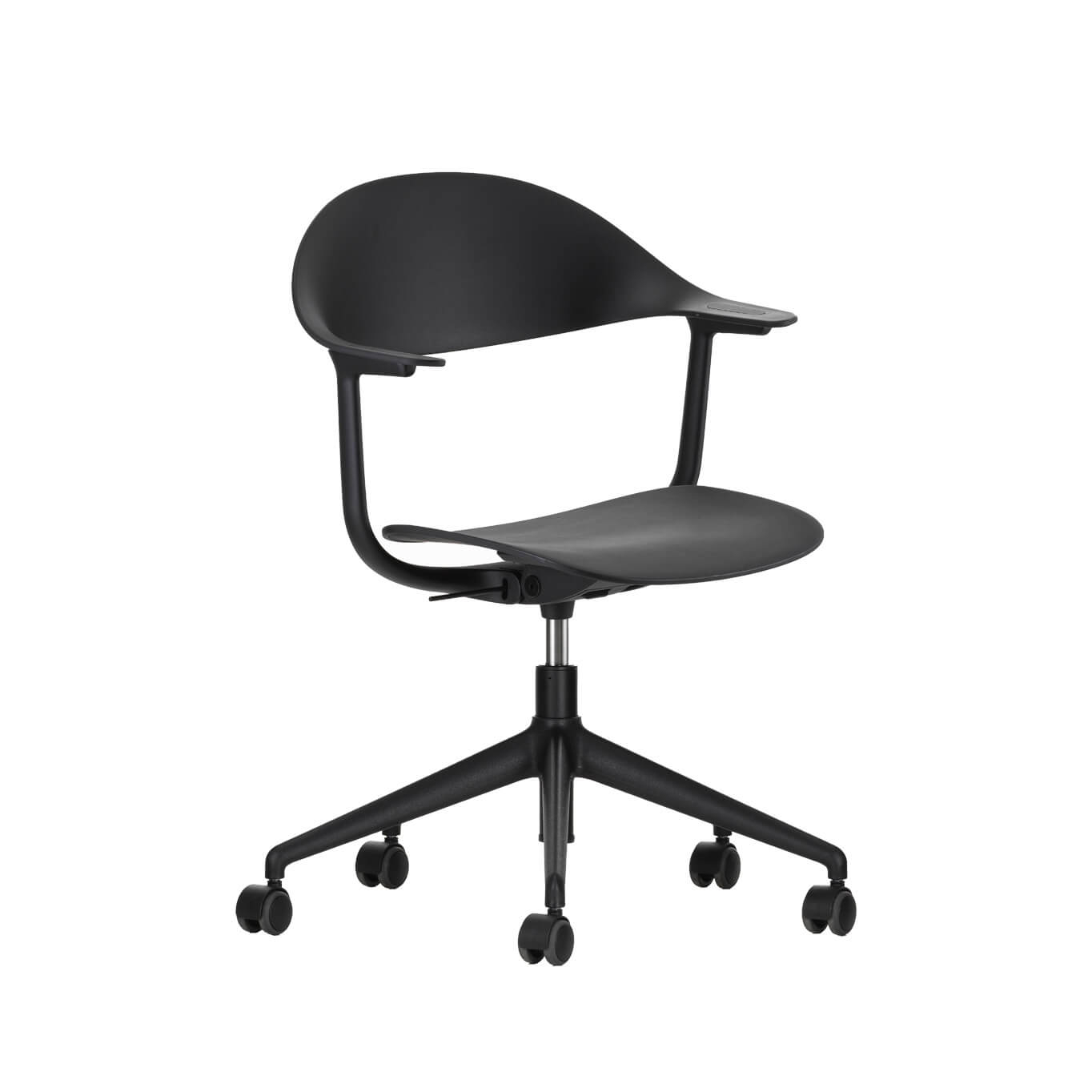 MYNT Plastique Epoxy noir 5 branches roulettes VITRA