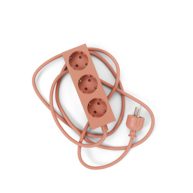 Multiprise POWER 2 m Vieux rose PEDESTAL