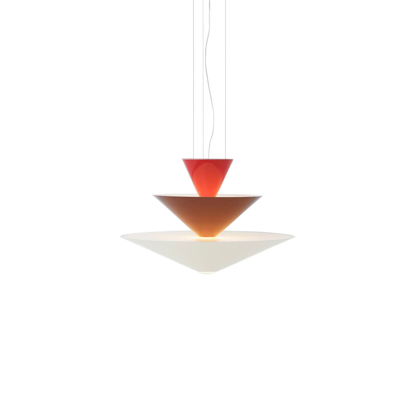 GIO LN14 Rouge Vermillon, Bourgogne & Blanc Ecru