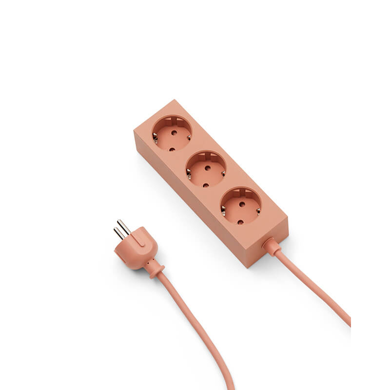 Multiprise POWER 2 m Vieux rose PEDESTAL