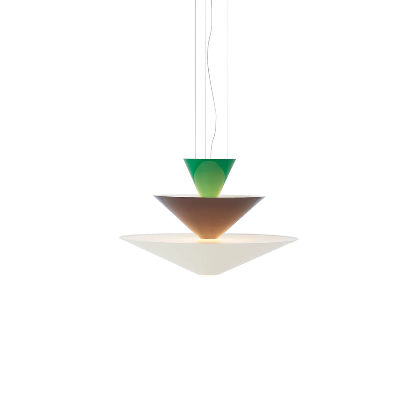 GIO LN14 Vert Signal, Bleu Profond & Blanc Ecru AND TRADITION