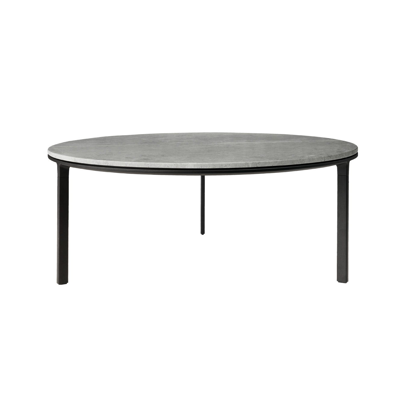 COFFEE TABLE Ø 90 Marbre Sky gris VIPP