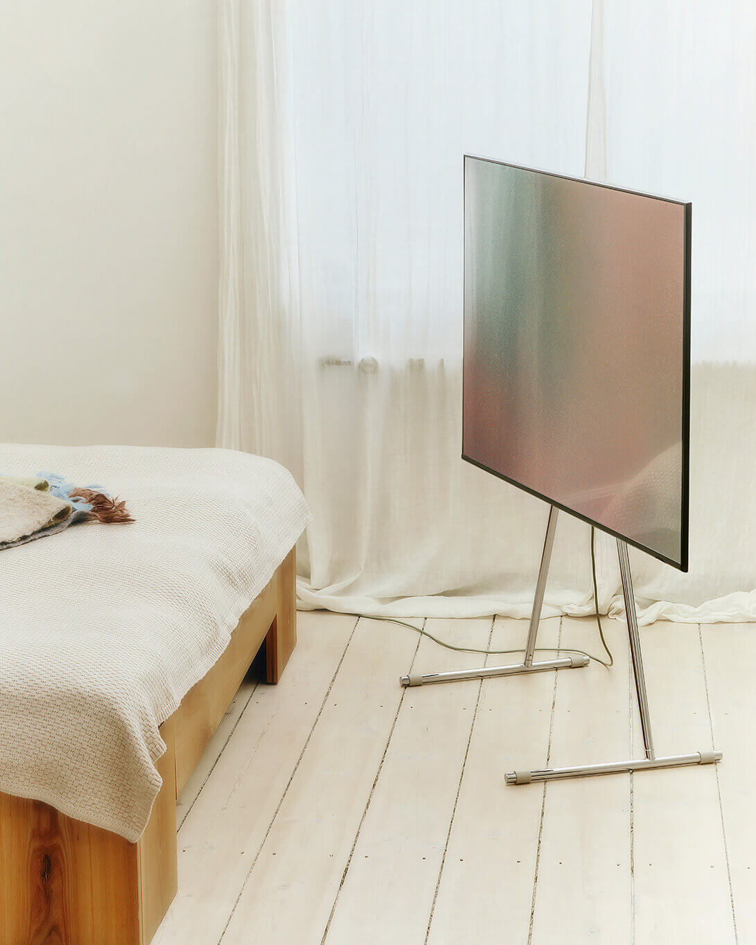 Support TV VIVA Chrome PEDESTAL