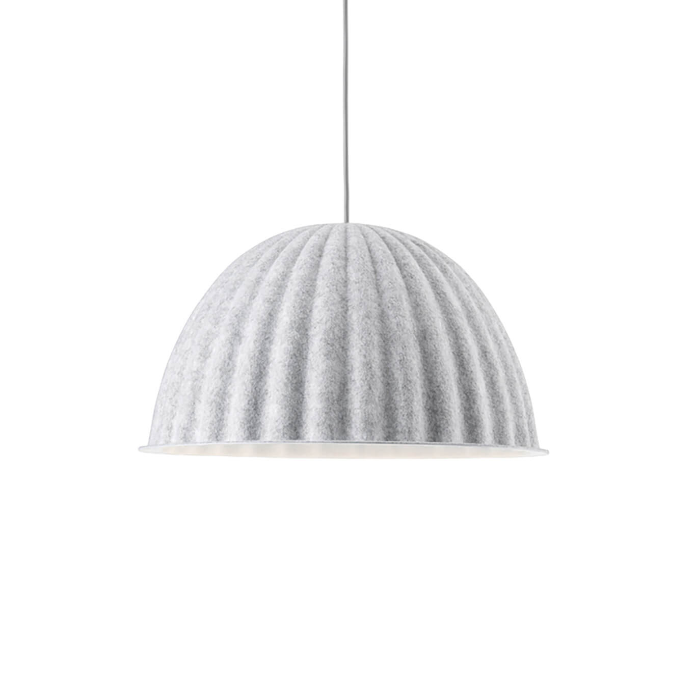 UNDER THE BELL Ø 55 Blanc mélange MUUTO
