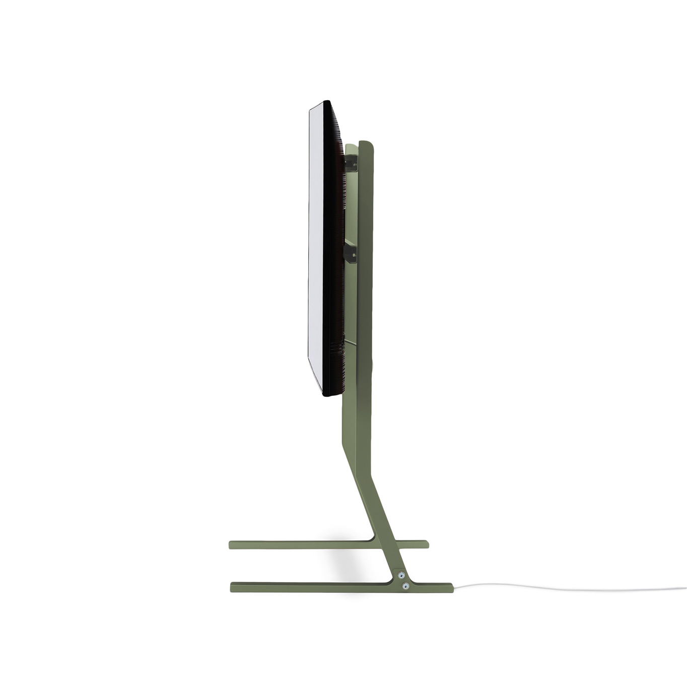 Meuble TV Support TV BENDY Haut Vert Mousse PEDESTAL