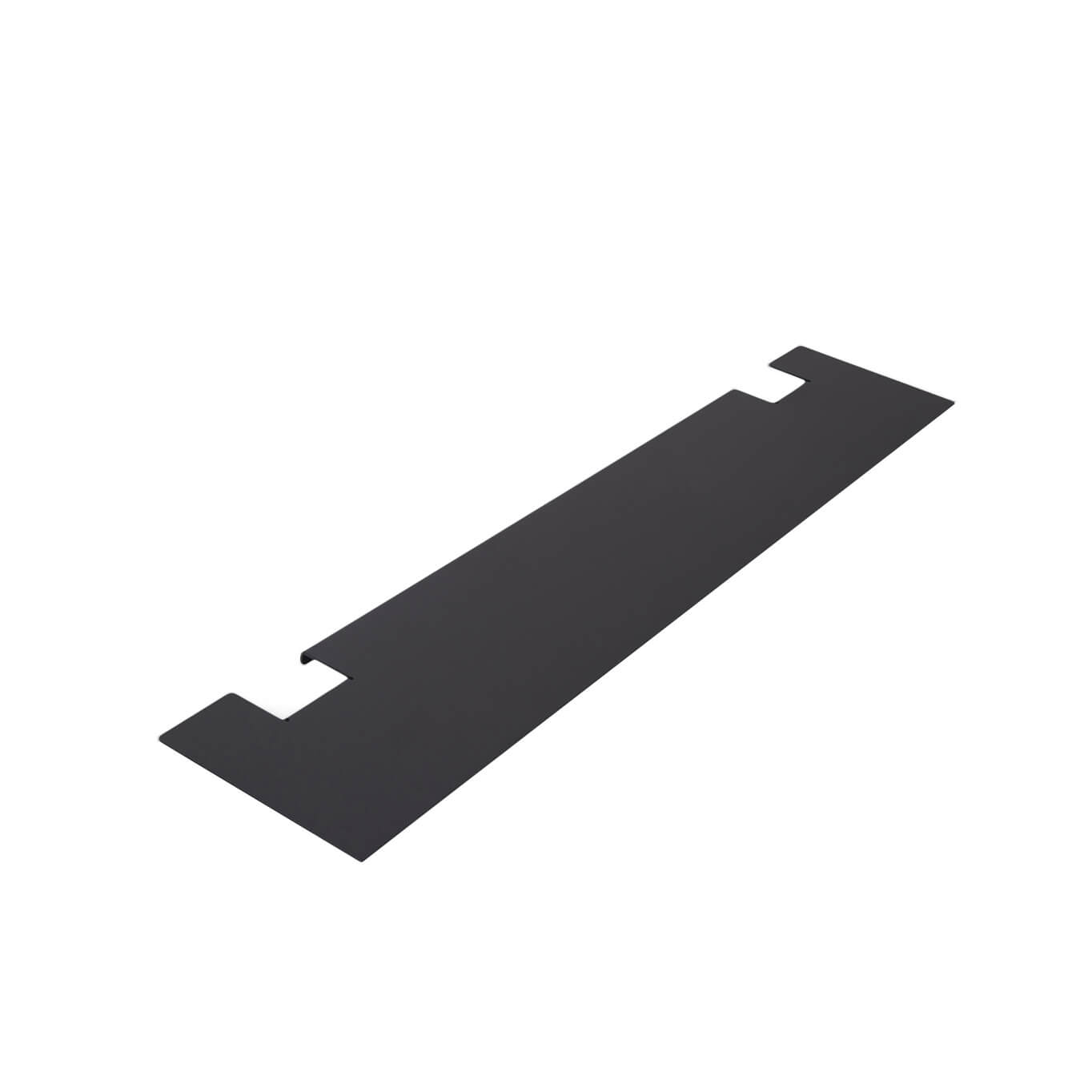 Etagère PLATE pour support TV Charbon PEDESTAL