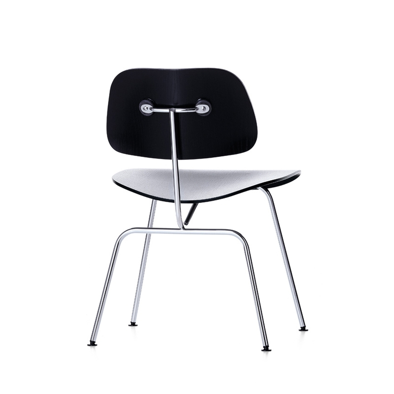 DCM Frêne noir / Chrome brillant VITRA