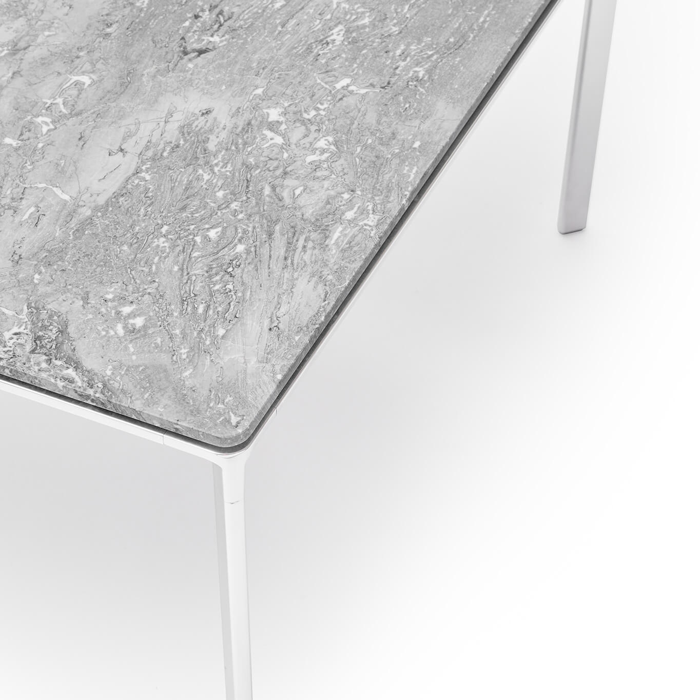 COFFEE TABLE SQUARE Marbre Ocean gris 80x80 VIPP