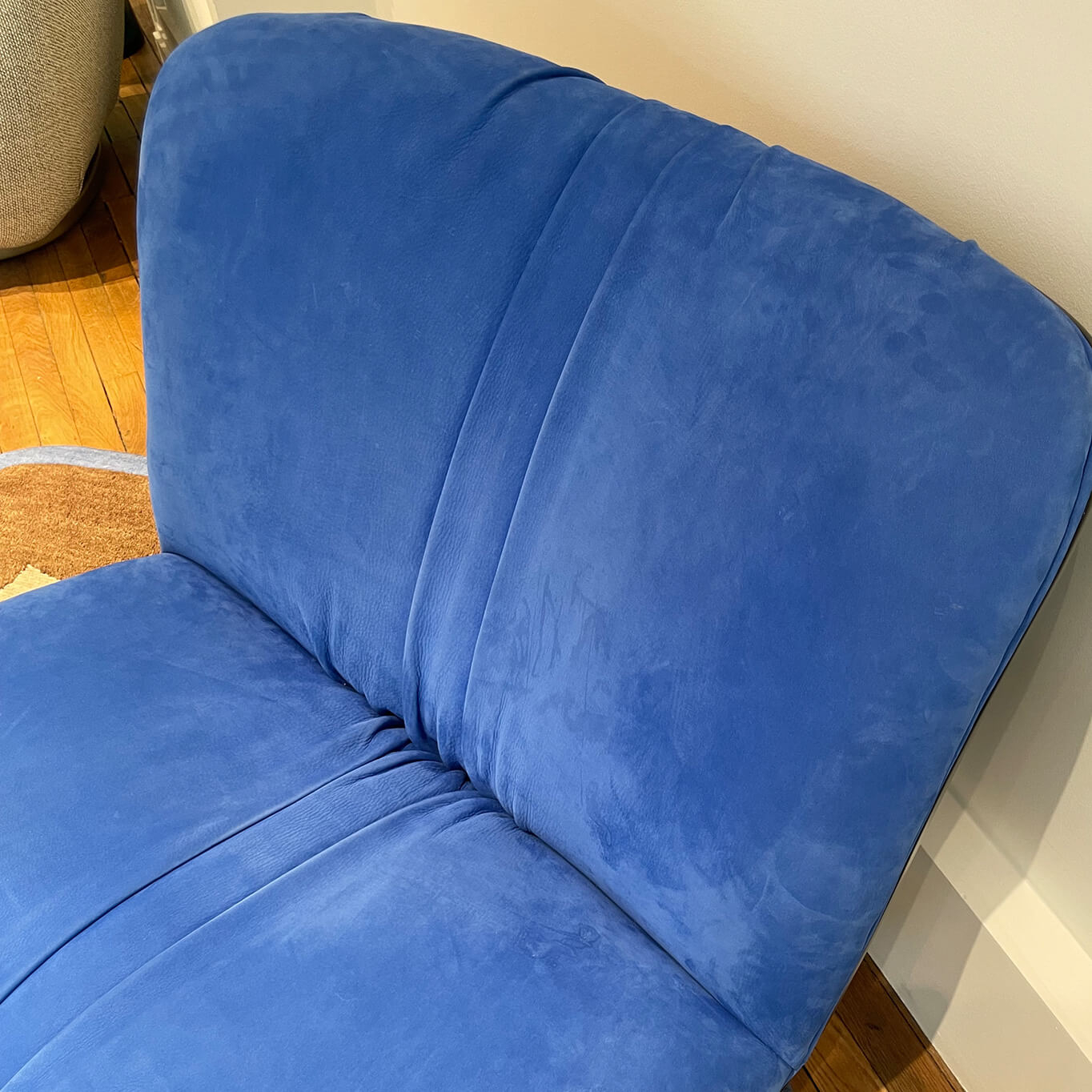 MARILYN Nubuck Bleu BAXTER