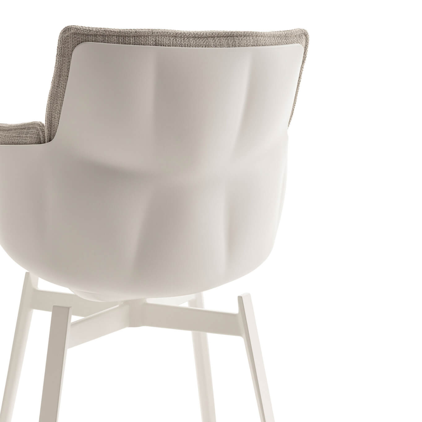 HUSK avec accoudoirs Rattier Astro Corde B&B ITALIA