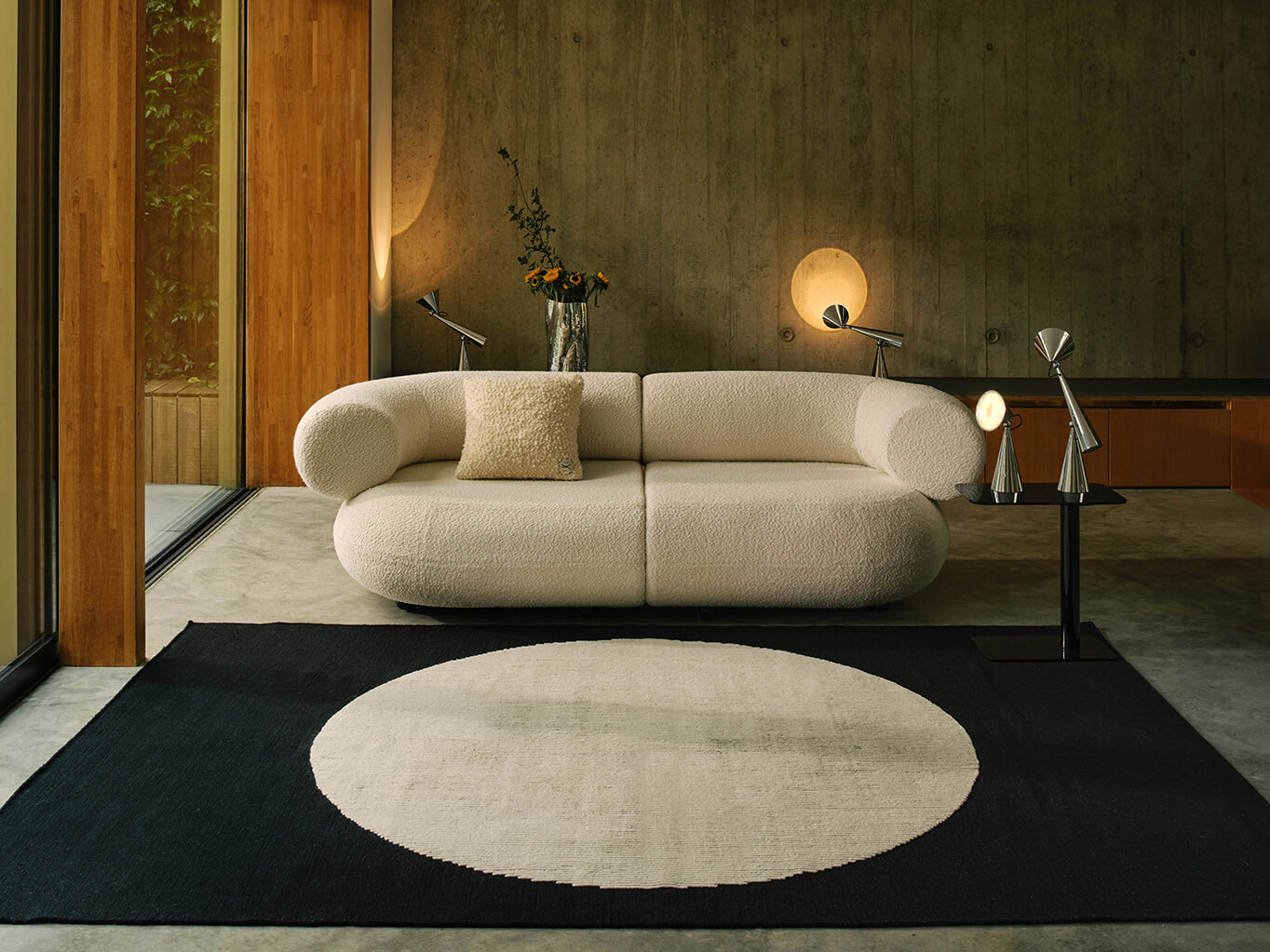 Tapis DISC 200x300 Noir