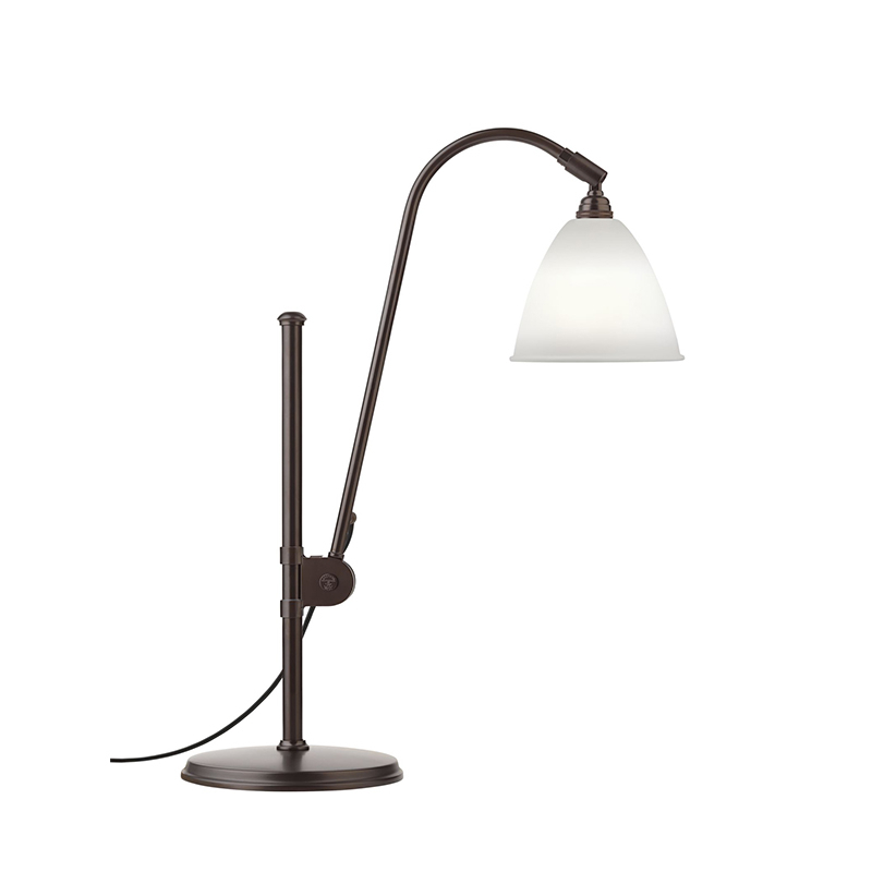 Lampe à poser BESTLITE BL1 Laiton noir/ porcelaine GUBI