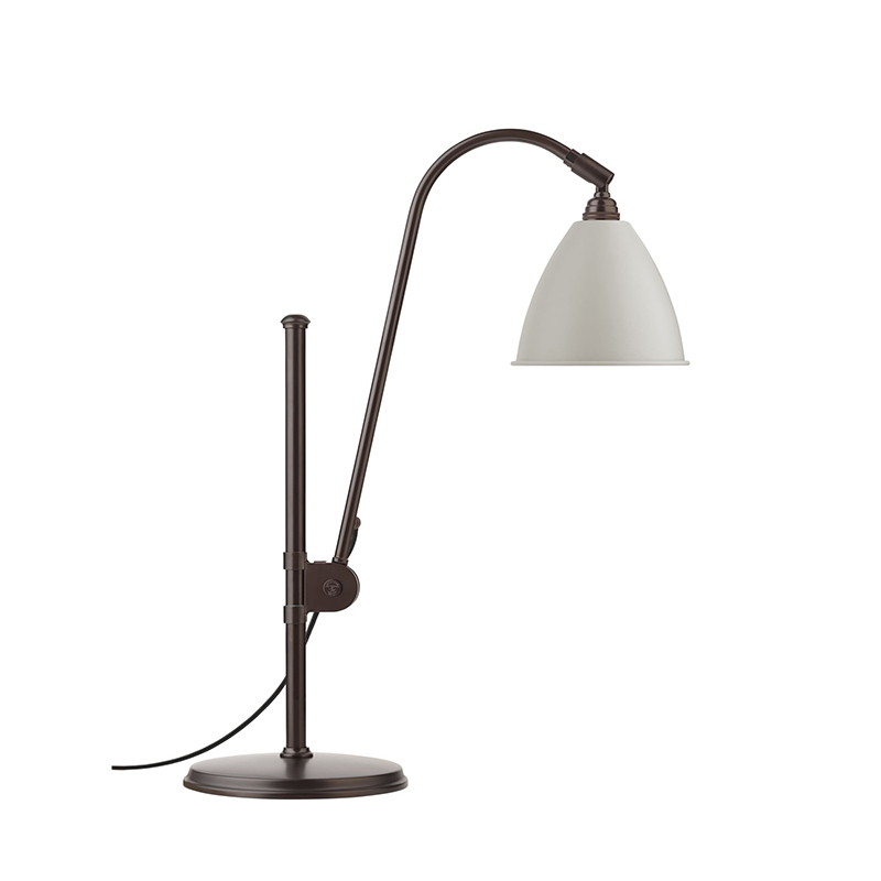 Lampe à poser BESTLITE BL1 Laiton noir/ blanc GUBI