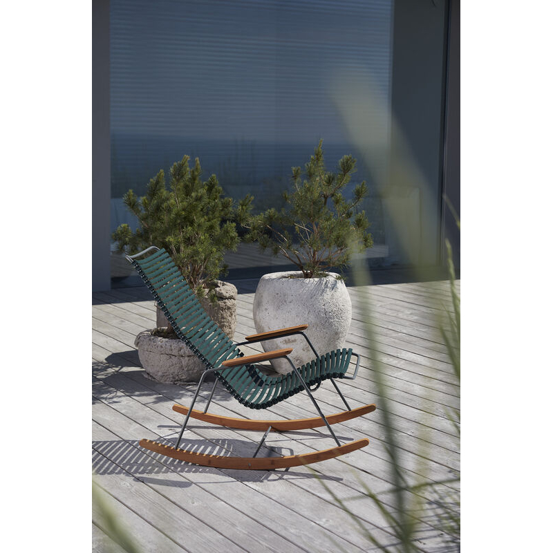 Fauteuil extérieur Rocking Chair CLICK Paprika HOUE