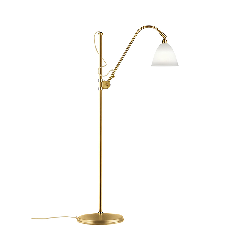 Lampadaire BESTLITE BL3S Laiton/ porcelaine GUBI