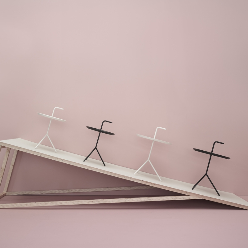 Table d'appoint guéridon DLM XL Gris HAY