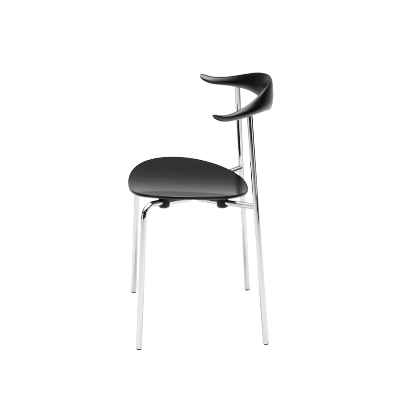 Chaise CH88 T Hêtre noir/ inox CARL HANSEN