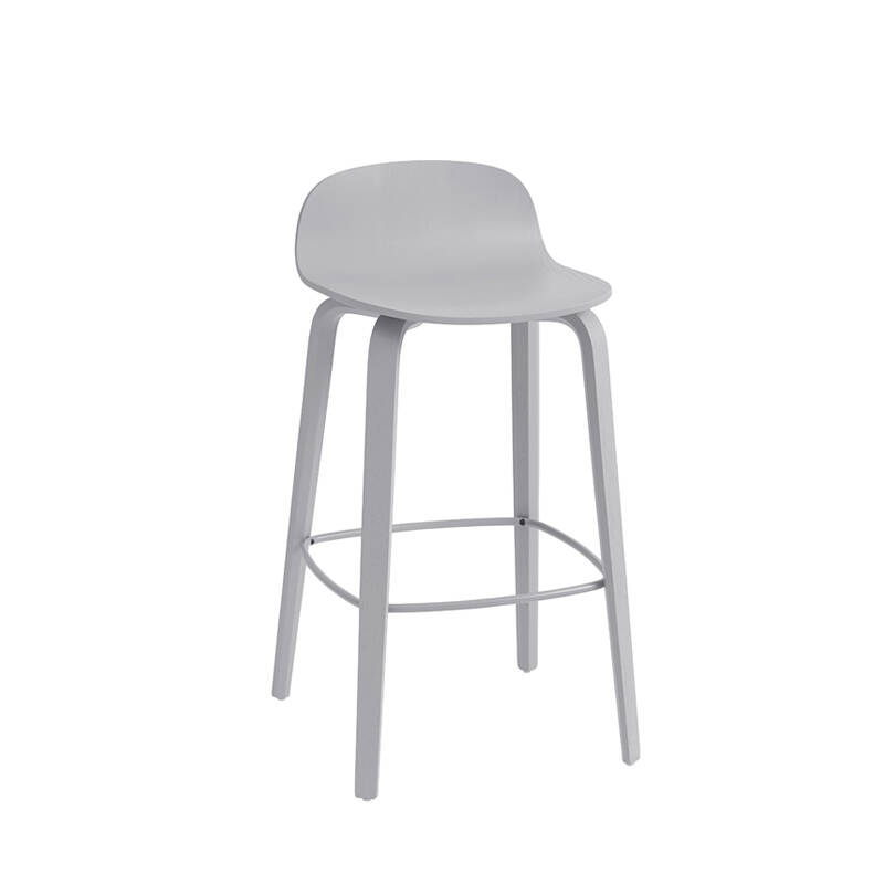 Tabouret haut VISU BARSTOOL Gris MUUTO