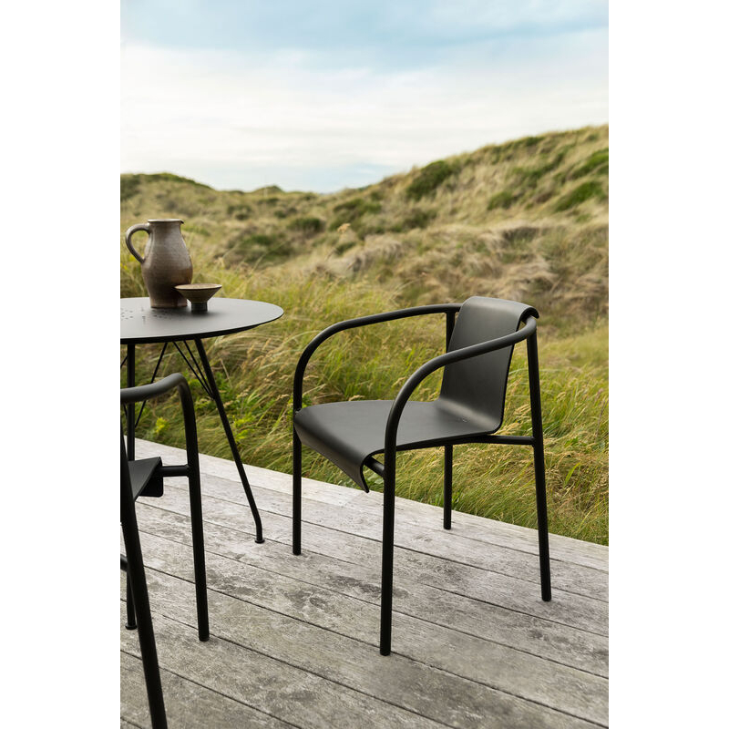 Chaise extérieur Petit fauteuil NAMI Noir HOUE