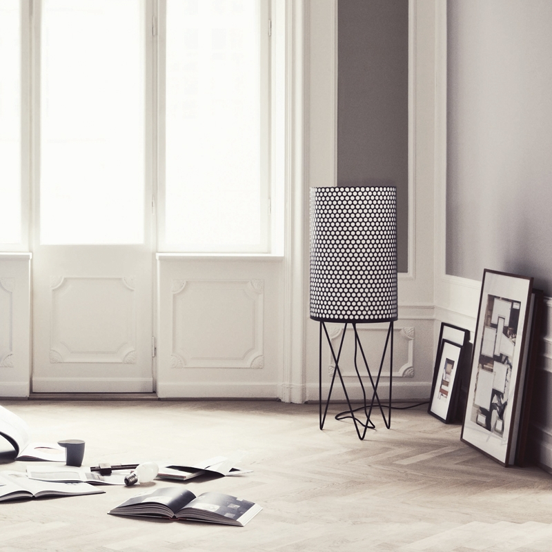 Lampadaire PEDRERA PD2 Noir GUBI