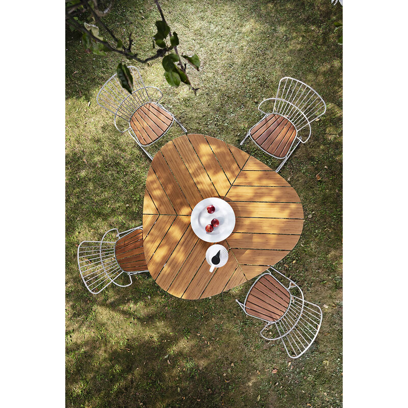 Table LEAF Bambou/ gris