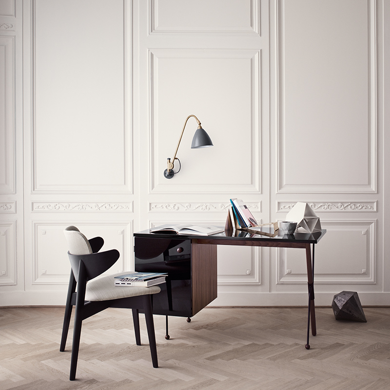 Applique BESTLITE BL6 Laiton/ gris GUBI