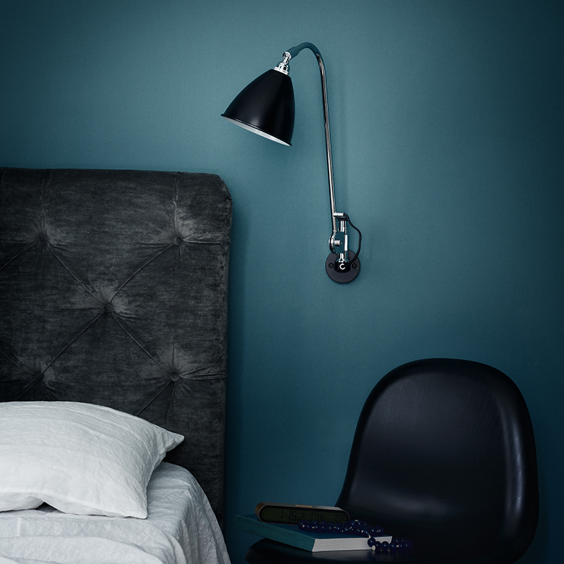 Applique BESTLITE BL6 Laiton/ gris GUBI