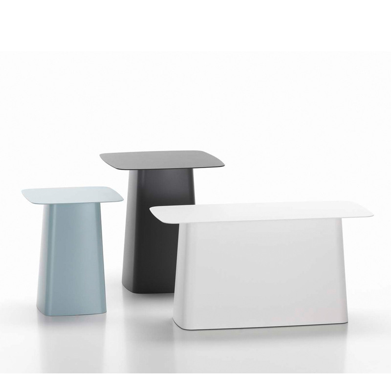 Table d'appoint guéridon METAL SIDE OUTDOOR Noir VITRA