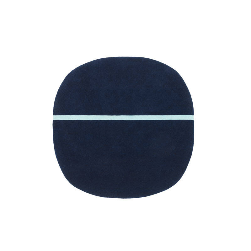 Tapis Tapis OONA 140x140 Bleu Normann Copenhagen