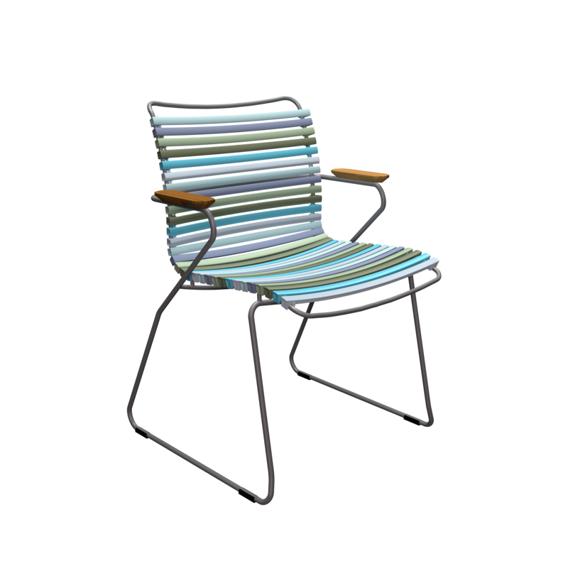 Chaise extérieur Chaise CLICK avec accoudoirs Multicolore 2  HOUE