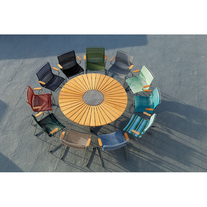 Chaise extérieur Chaise CLICK avec accoudoirs Multicolore 2  HOUE