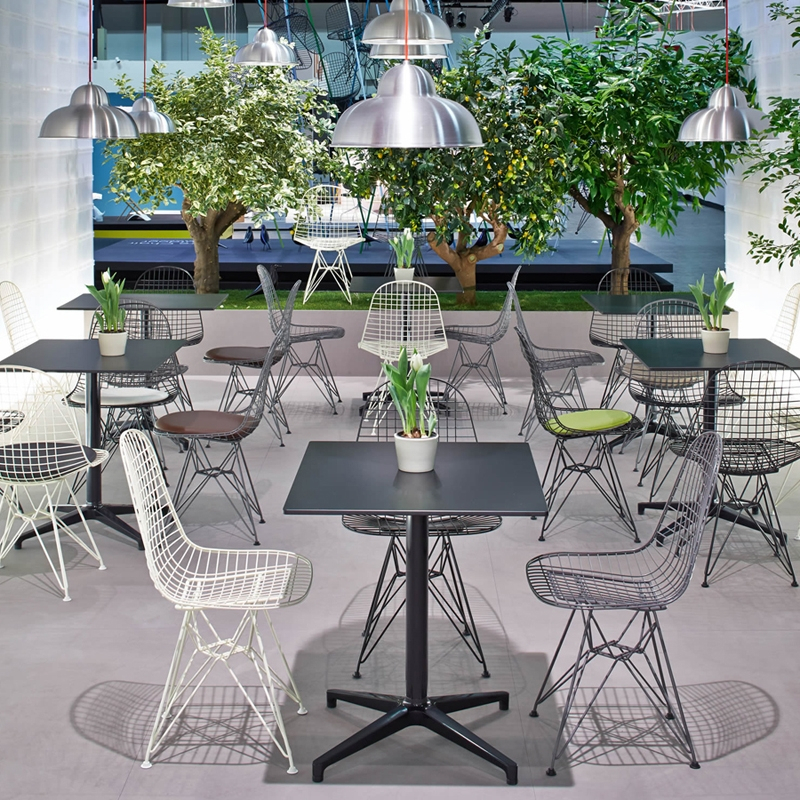 Chaise EAMES WIRE CHAIR DKR Chrome VITRA