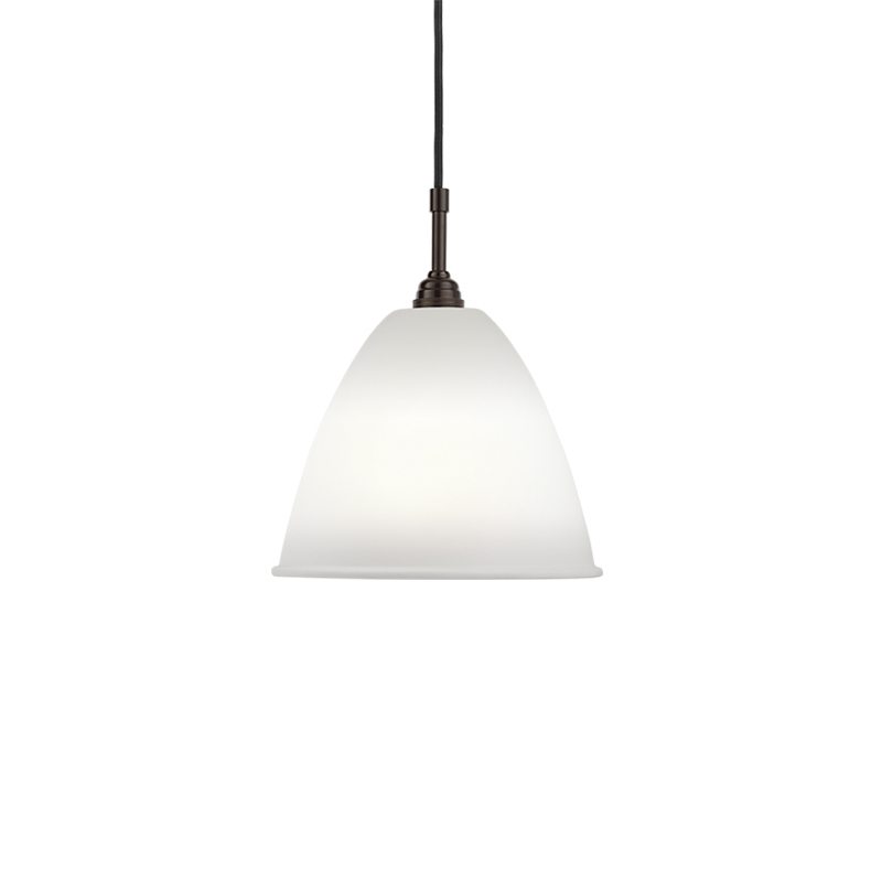 Suspension BESTLITE BL9 M Ø21 Laiton noir/ porcelaine GUBI