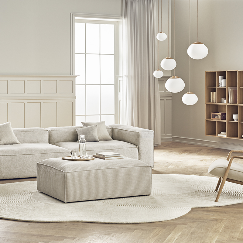 Suspension ACORN Ø 21 Blanc opalin BOLIA