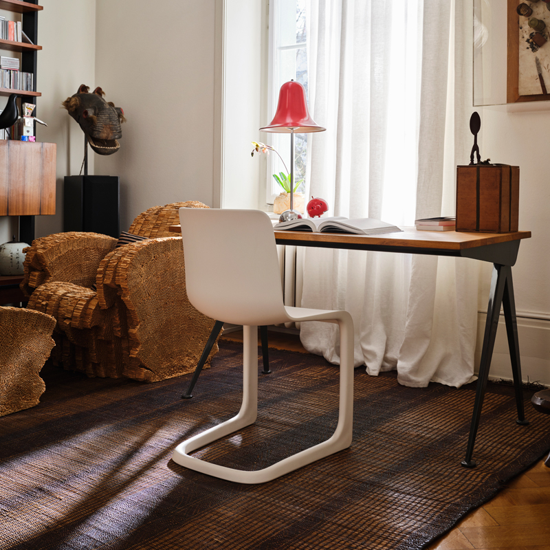 Chaise EVO-C Ivoire VITRA