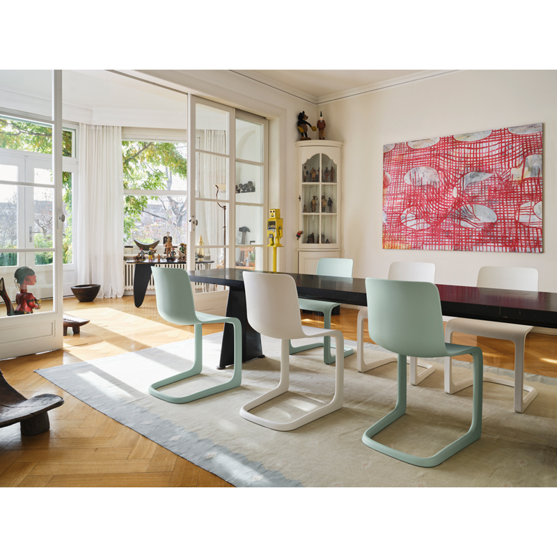 Chaise EVO-C Ivoire VITRA