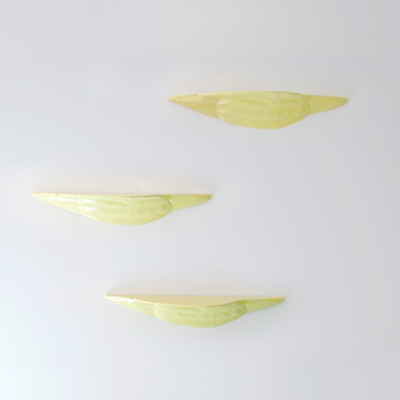 Etagère MOUSSE Jaune MOUSTACHE