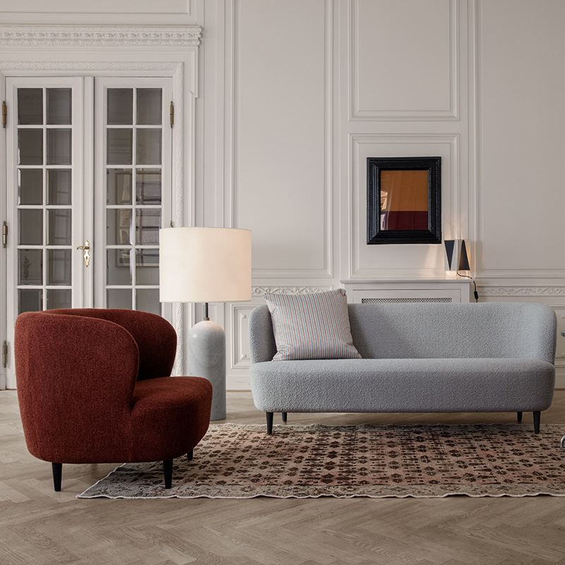 Lampadaire GRAVITY XL Low Marbre gris  GUBI