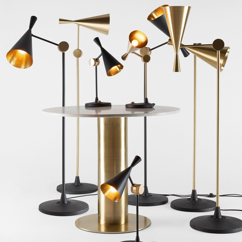 Lampadaire BEAT FLOOR LIGHT Noir TOM DIXON