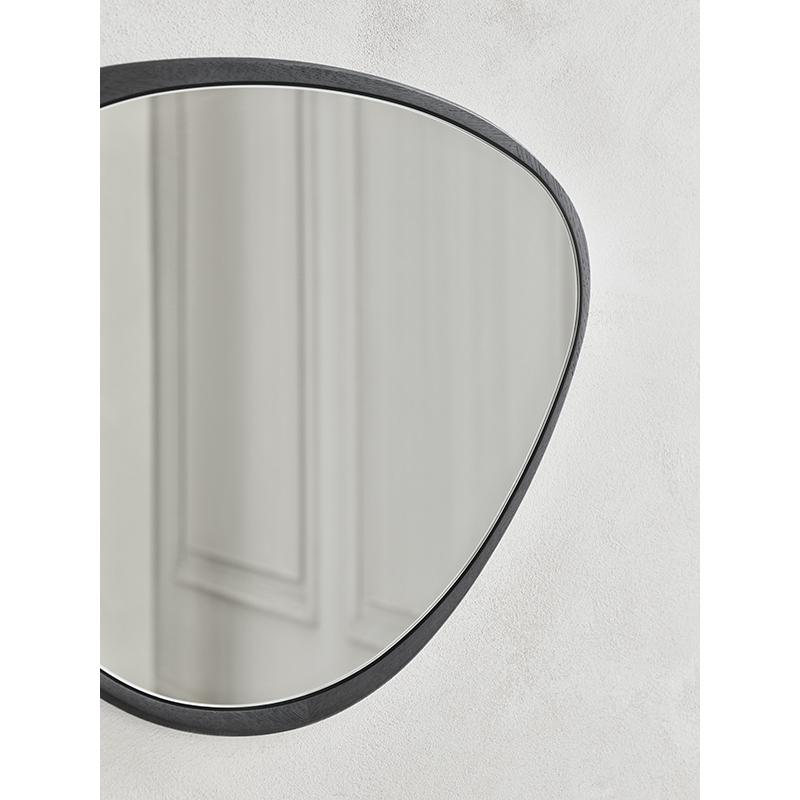 Miroir Miroir ELOPE 73,5x57,5 Chêne teinté noir BOLIA