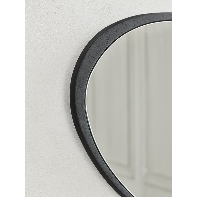 Miroir Miroir ELOPE 73,5x57,5 Chêne teinté noir BOLIA