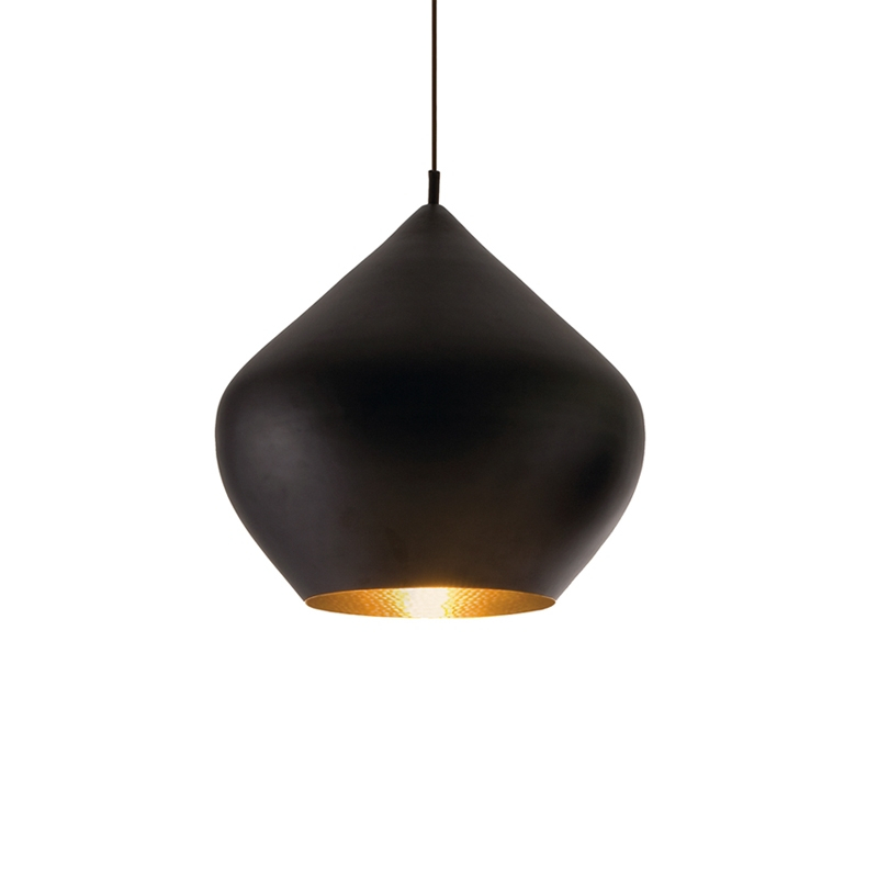 Suspension BEAT LIGHT STOUT Noir TOM DIXON