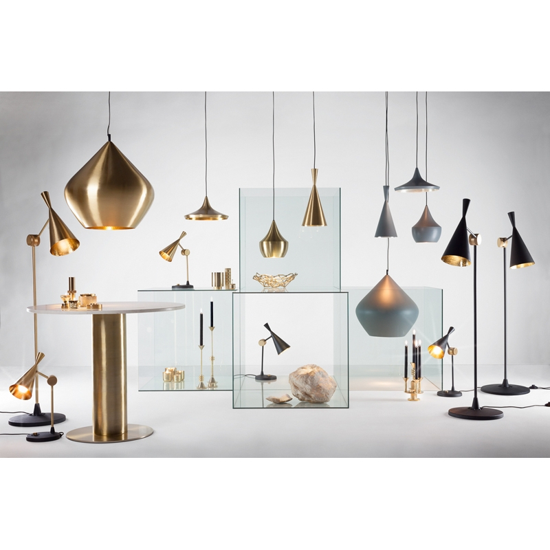 Suspension BEAT LIGHT STOUT Noir TOM DIXON