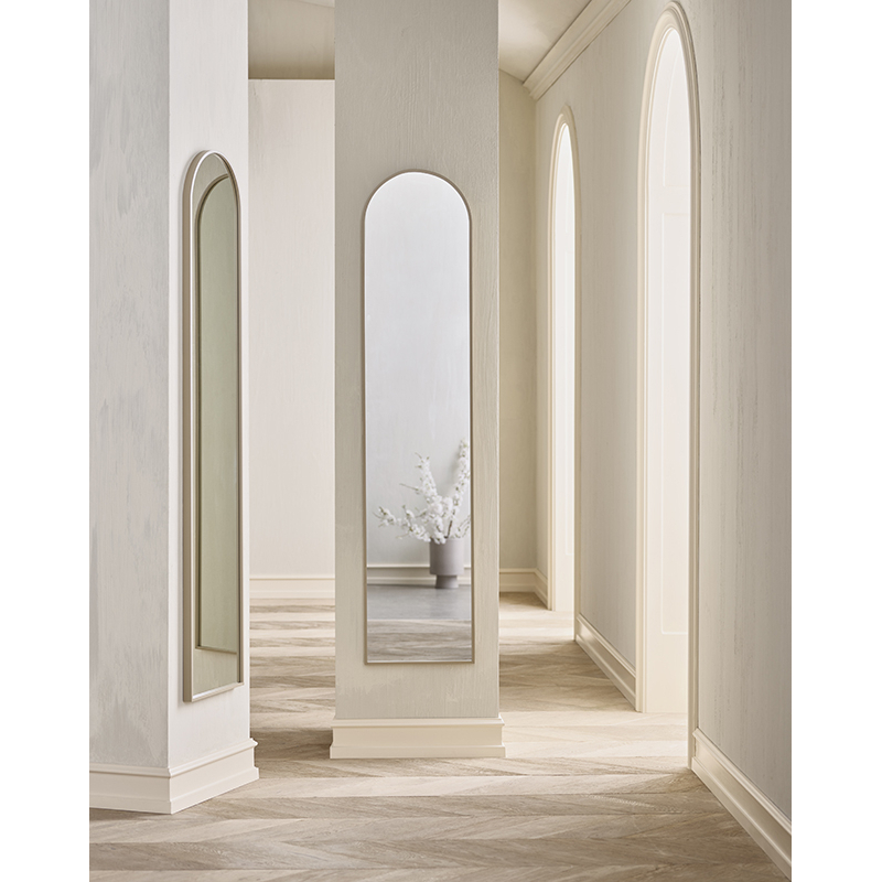 Miroir Miroir RIPPLE 180x40 Gris clair BOLIA