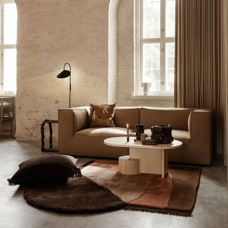 Tapis Tapis VIEW TUFTED Marron rouge FERM LIVING