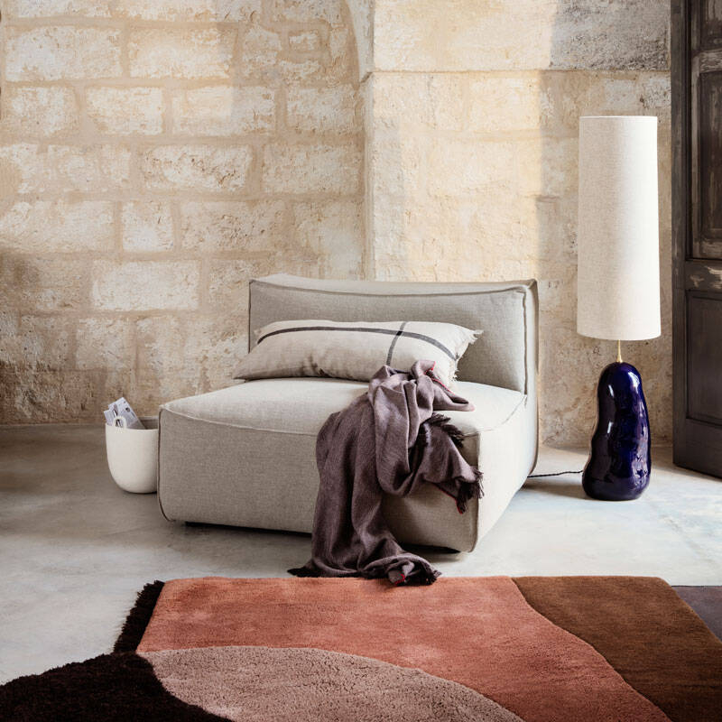 Tapis Tapis VIEW TUFTED Marron rouge FERM LIVING