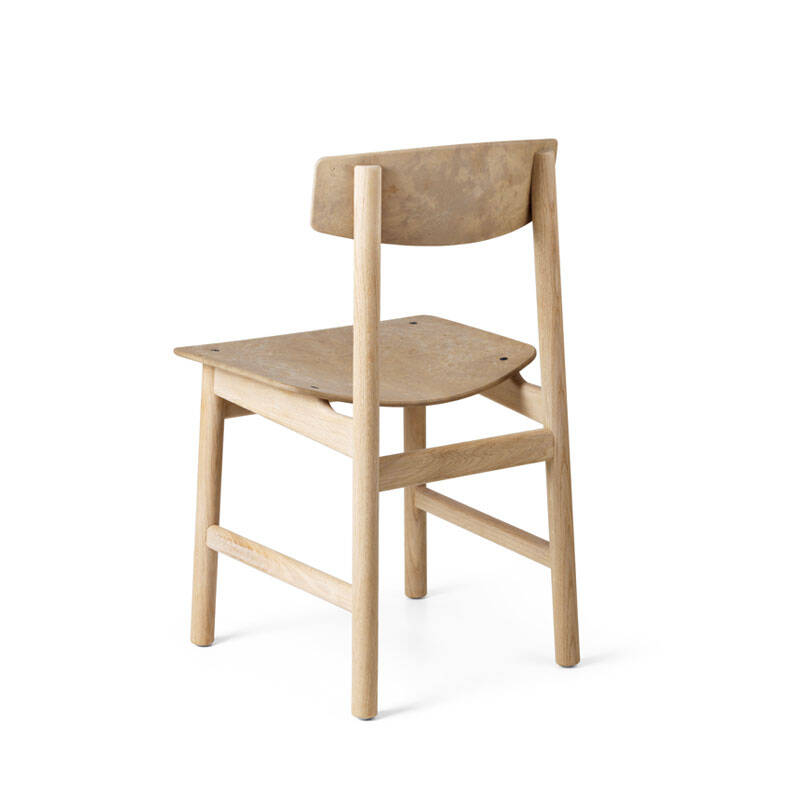 Chaise CONSCIOUS BM3162 Chêne savonné/ Coffee waste Light MATER
